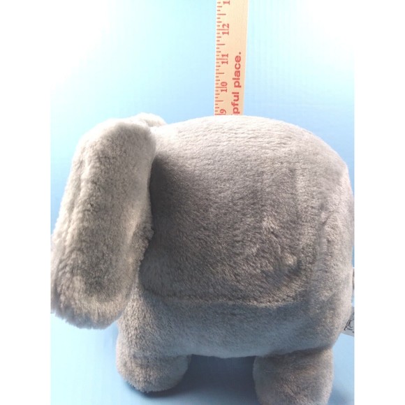Vtg EUGENE Gray Standing Elephant Animal Crackers 24K Company 9" Plush Toy EC - Picture 4 of 8